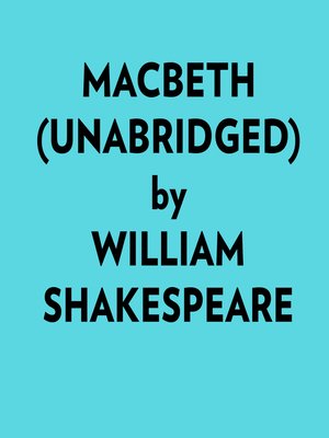 cover image of Macbeth (Unabridged)